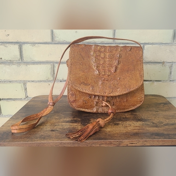 Vintage Alligator Purse - Picture 1 of 10